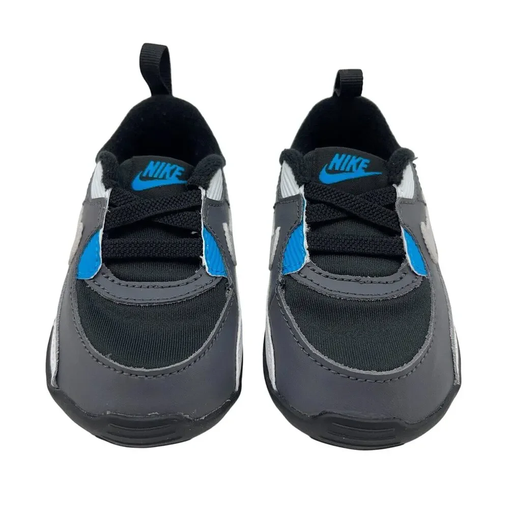 Nike Air Max 90 Crib CB Soft Bottom Baby Bootie Shoes 4C CI0424 002 Black/Gray